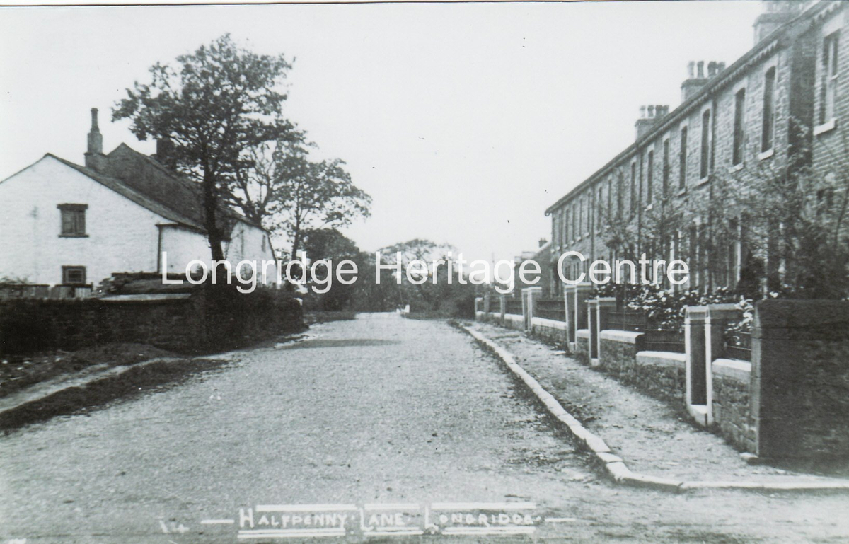 271B - Halfpenny Lane - looking from Inglewhite Road, Jubilee Terrace on right - Unknown